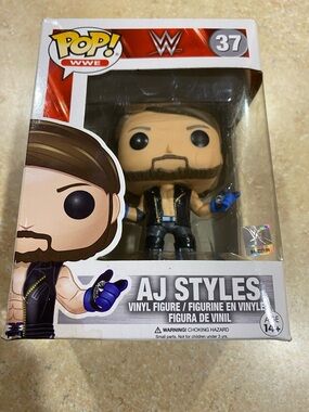 Funko Pop! Vinyl: WWE - A.J. Styles #37 DAMAGED PACKAGE